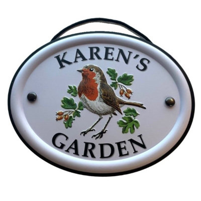 B&Q -  Decorative Bird Garden SignKaren's Garden