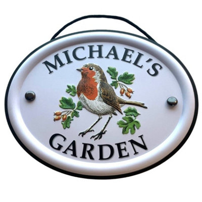 B&Q -  Decorative Bird Garden SignMichael's Garden