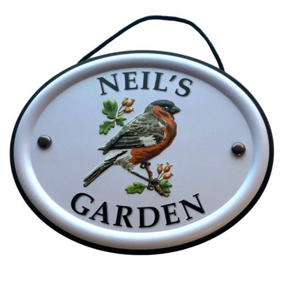 B&Q -  Decorative Bird Garden SignNeil's Garden