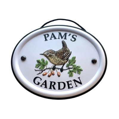 B&Q -  Decorative Bird Garden SignPam's Garden