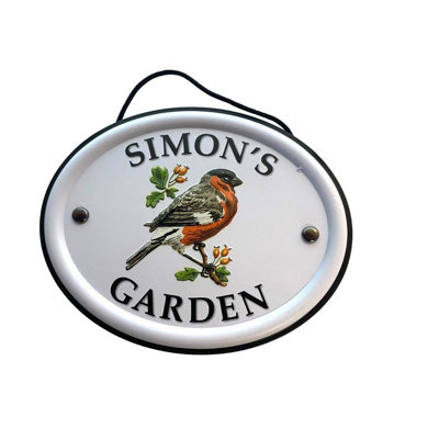 B&Q -  Decorative Bird Garden SignSimon's Garden