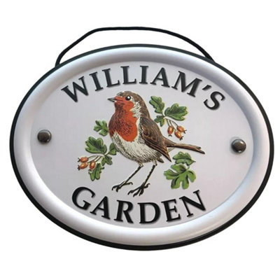 B&Q -  Decorative Bird Garden SignWilliam's Garden