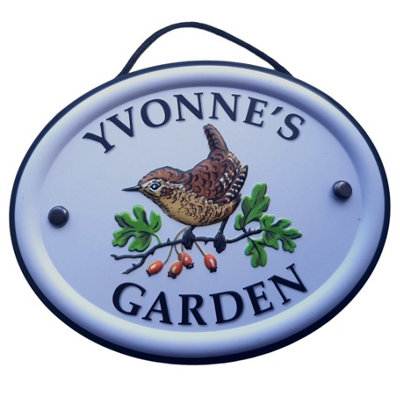 B&Q -  Decorative Bird Garden SignYvonne's Garden