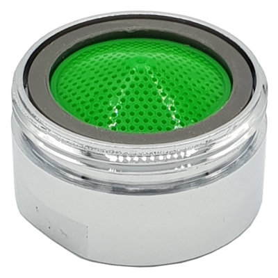 Pepte Very Low Water Flow 1L/min Faucet Aerator Replacement 24mm Male Tap Limiter M24 from B&Q