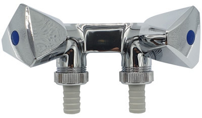 Benkiser Double Connecting Valve Washing Machines Dishwasher Backflow Preventer from B&Q
