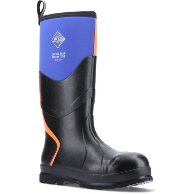 Muck Boots Chore Max S5 Safety Wellington Blue/orange from B&Q