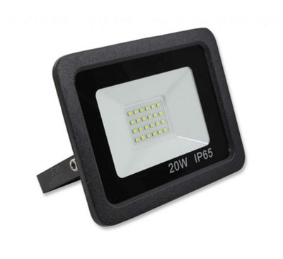 Lowenergie 20W Led FloodlightBlack Casing from B&Q