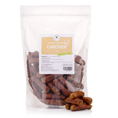 Pet Treats Wholesale Gourmet Sausages Chicken (3Kg) Natural Training Treats For Dogs from B&Q