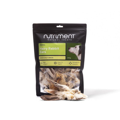 Pet Treats Wholesale Hairy Rabbit Ears (250G) Natural Long Lasting Dog Chew Treat from B&Q
