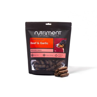 Pet Treats Wholesale Gourmet Sausages Beef & Garlic (1Kg) Natural Training Treats For Dogs from B&Q