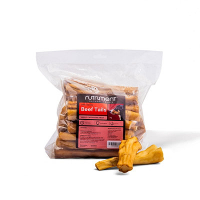 Pet Treats Wholesale Regular Beef Tails (1Kg)100% Natural Dog Chew Treats from B&Q