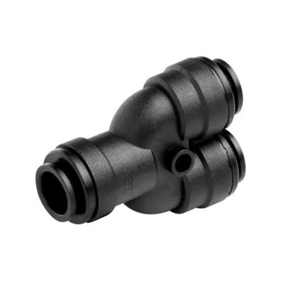 John Guest Black Speedfit 12Mm Two-Way Divider Manifold For Efficient Piping Systems