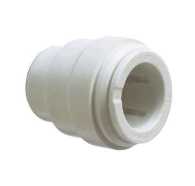 Jg Speedfit Plastic Push-Fit Stop End (Dia)22mmPack Of 5 from B&Q