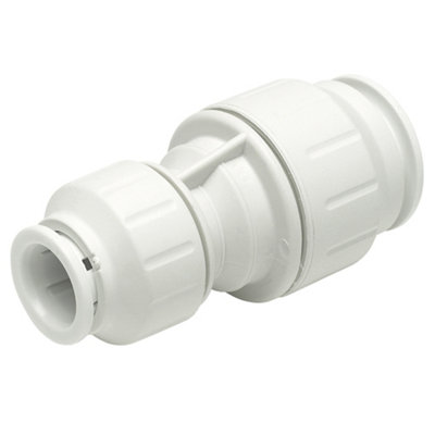 Jg Speedfit Coupler White 22mm X from B&Q