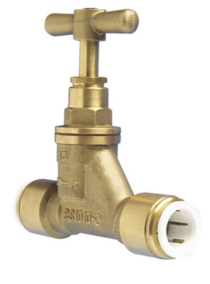 Jg Speedfit Push-Fit Stop Cock from B&Q