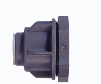 B&Q -  Push-Fit Straight Tank Connector(Dia)15mm