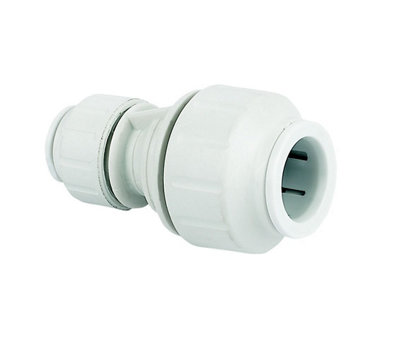 Jg Speedfit Pkm201510Wp Push-Fit Straight Reducer (Dia)15mm X 10mm from B&Q