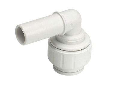 Jg Speedfit Push-Fit 90° Stem Pipe Elbow (Dia)15mm from B&Q