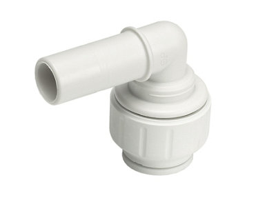 Jg Speedfit Push-Fit Stem Pipe Elbow (Dia)22mm from B&Q