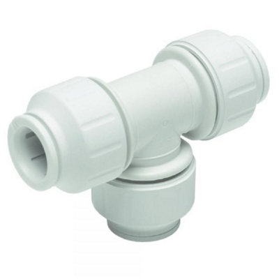 JG Speedfit John Guest Speedfit Equal Tee 28mm (Pack Of 2) from B&Q