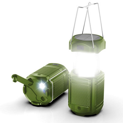  - Camping Lantern Rechargeable Lights With Solar Hand Crank And Led Flashlight Telescopic Portable For Outdoor Tent Emergencies