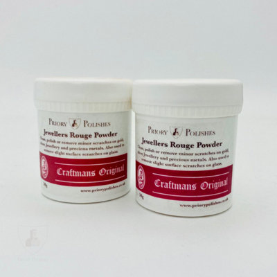 Priory Polishes Jewellers Rouge Powder 100G , Glass Scratch Removal
