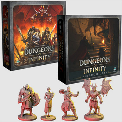 Asmodee Dungeons Of Infinity: Deluxe Version BundleBrand New And Sealed from B&Q