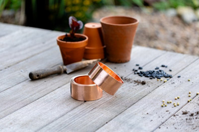 Slug Rings™ Copper Slug And Snail Repellent Rings 10Cm Pack Of 6 from B&Q