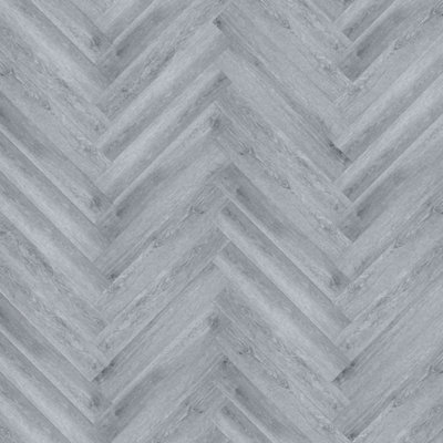 Living And Home Set Of 36 Grey Waterproof Rustic Wood Grain Self Adhesive Pvc Laminate Flooring Planks Covering 5M² from B&Q