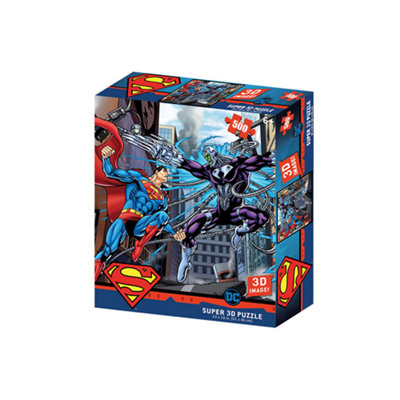 Dc Comics: Superman Prime 3D Puzzle – Superman V Electro (500 Pieces) – Brand New And Sealed