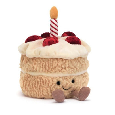 Jellycat Amuseable Birthday CakeL: 12 Cm X L: 12 Cm X H: 16 Cm from B&Q