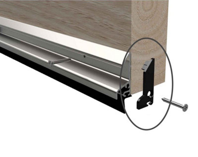 B&Q -  Door Rain Deflector Replacement End Cap For Xrd
