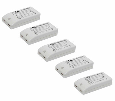 Lowenergie Led Transformer Power Supply / Driver For Led StripsPower 18WPack Of 5