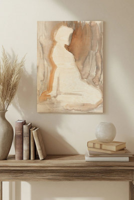 B&Q -  Eva Wood Art Print Plywood Wall Art