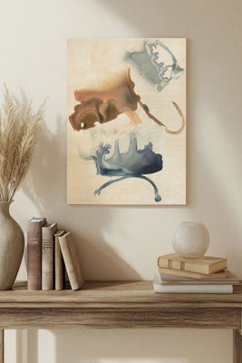 B&Q -  Lunar Geology I Wood Art Print Plywood Wall Art