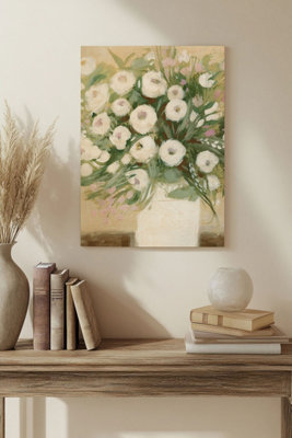 B&Q -  Soft Sun Bouquet Ii Wood Art Print Plywood Wall Art