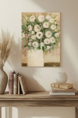 B&Q -  Soft Sun Bouquet I Wood Art Print Plywood Wall Art