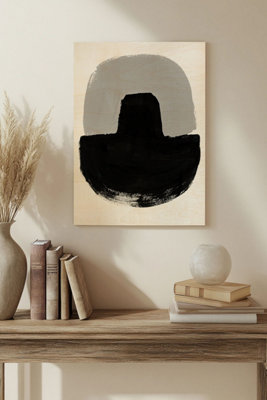 B&Q -  Abrazo Vi Wood Art Print Plywood Wall Art
