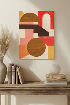 B&Q -  Ascend Ii Wood Art Print Plywood Wall Art