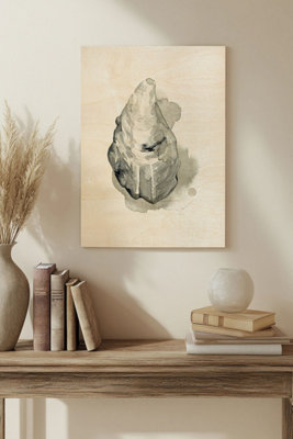B&Q -  Oysters On The Bay Iii Wood Art Print Plywood Wall Art