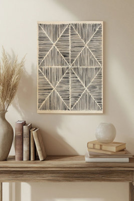 B&Q -  Vibrato Ii Wood Art Print Plywood Wall Art