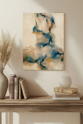 B&Q -  Onward I Wood Art Print Plywood Wall Art