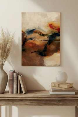 B&Q -  Merge Ii Wood Art Print Plywood Wall Art