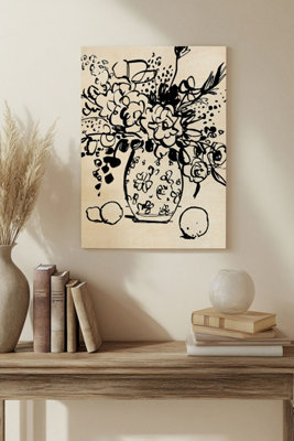 B&Q -  Matisse's Muse Still Life Ii Wood Art Print Plywood Wall Art