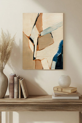 B&Q -  Diagramme Ii Wood Art Print Plywood Wall Art