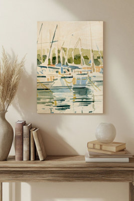 B&Q -  By The Bay I Wood Art Print Plywood Wall Art