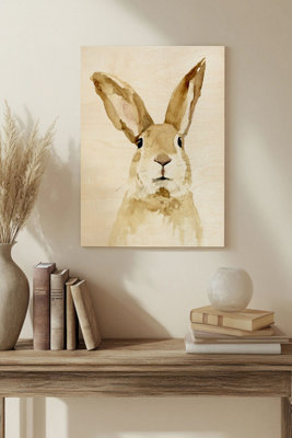 B&Q -  Bunn Ii Wood Art Print Plywood Wall Art