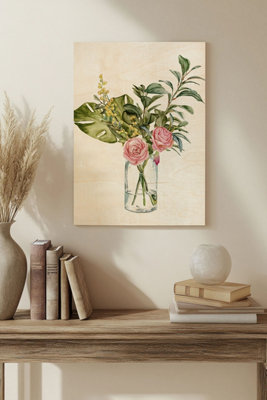 B&Q -  Potpourri I Wood Art Print Plywood Wall Art