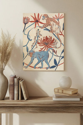 B&Q -  From The Jungle Ii Wood Art Print Plywood Wall Art