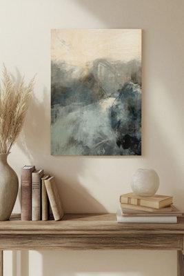 B&Q -  Fingerprint Iii Wood Art Print Plywood Wall Art